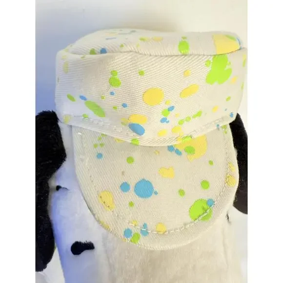 Hallmark Snoopy White Easter Themed Cap Painted Egg Collectible Plush Toy - Picture 12 of 12